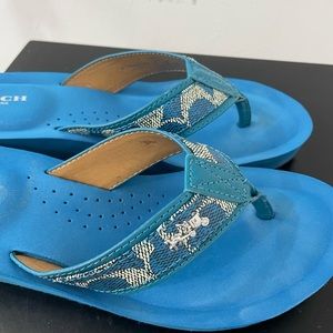 Authentic Coach flip flops